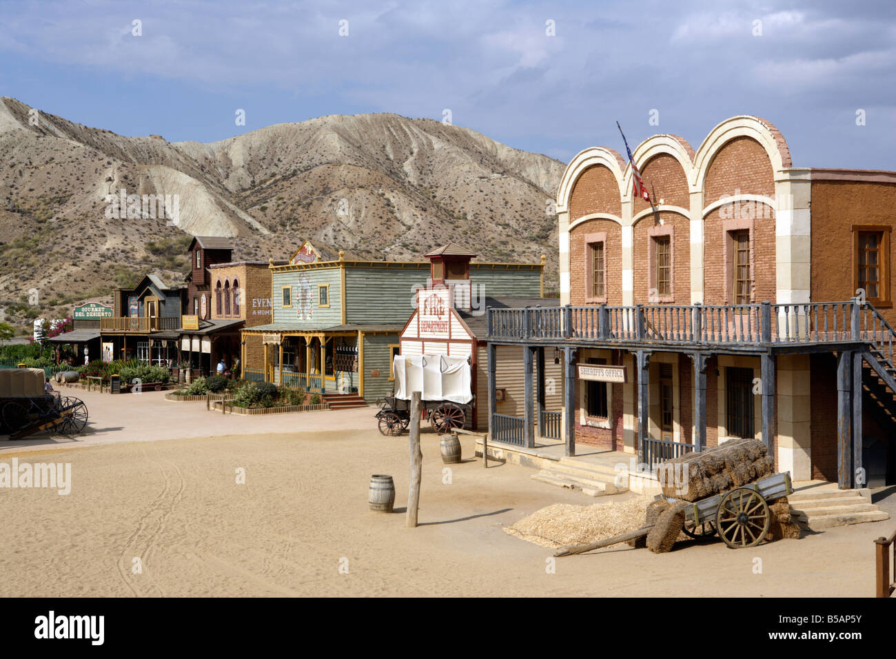 Oasys, Mini-Hollywood, Tabernas, Almeria, Spanien Stockfoto