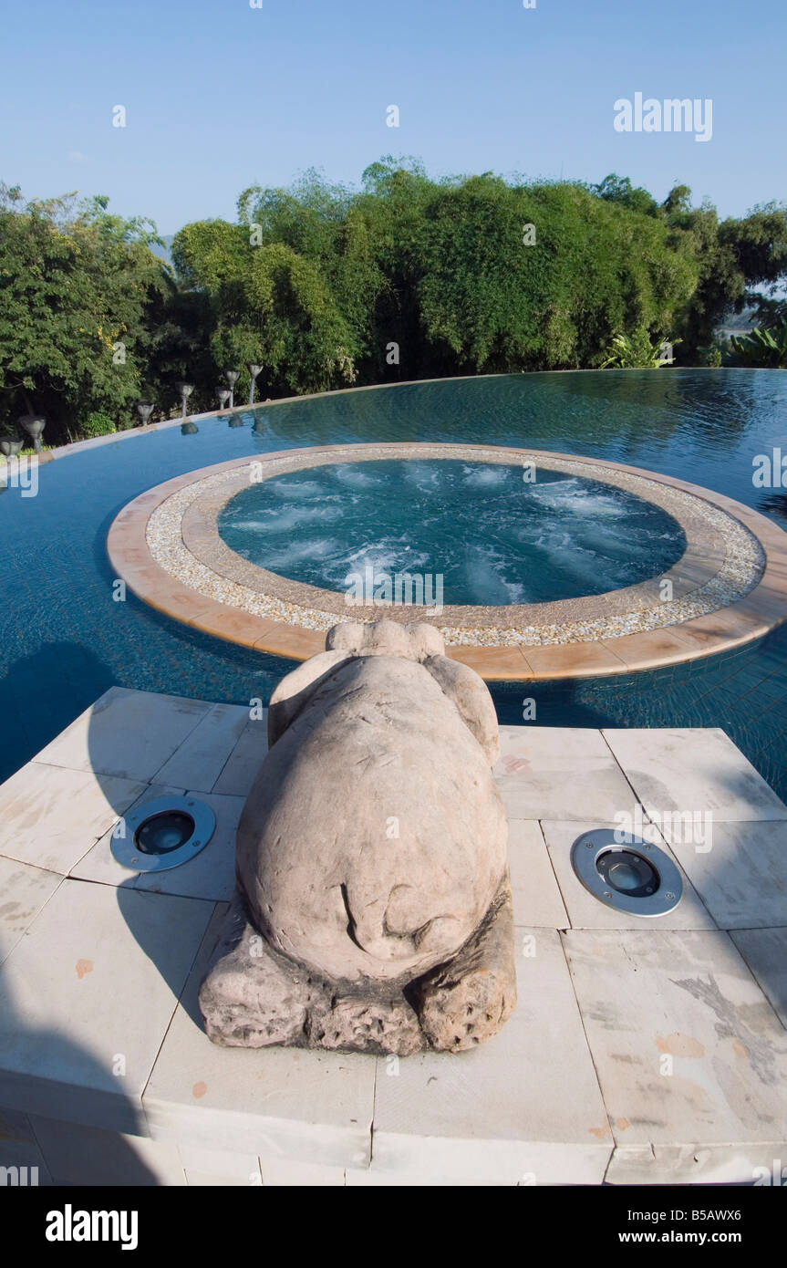 Anantara Golden Triangle Resort, Sop Ruak, Goldenes Dreieck, Thailand, Südostasien Stockfoto