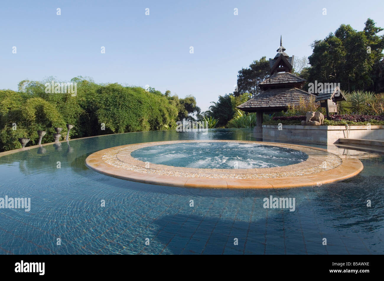 Anantara Golden Triangle Resort, Sop Ruak, Goldenes Dreieck, Thailand, Südostasien Stockfoto