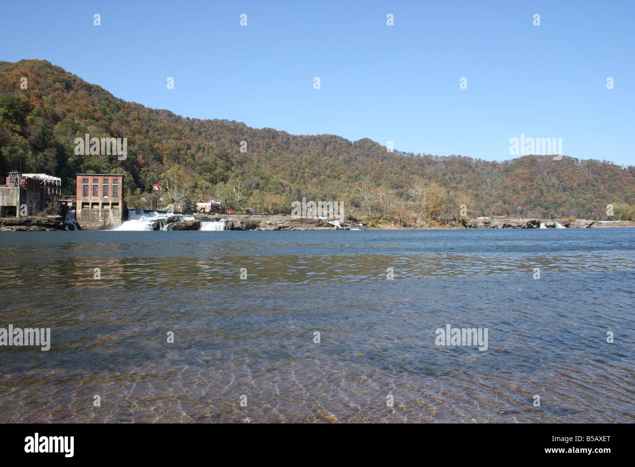 Kanawha Wasserfälle WV-USA Stockfoto
