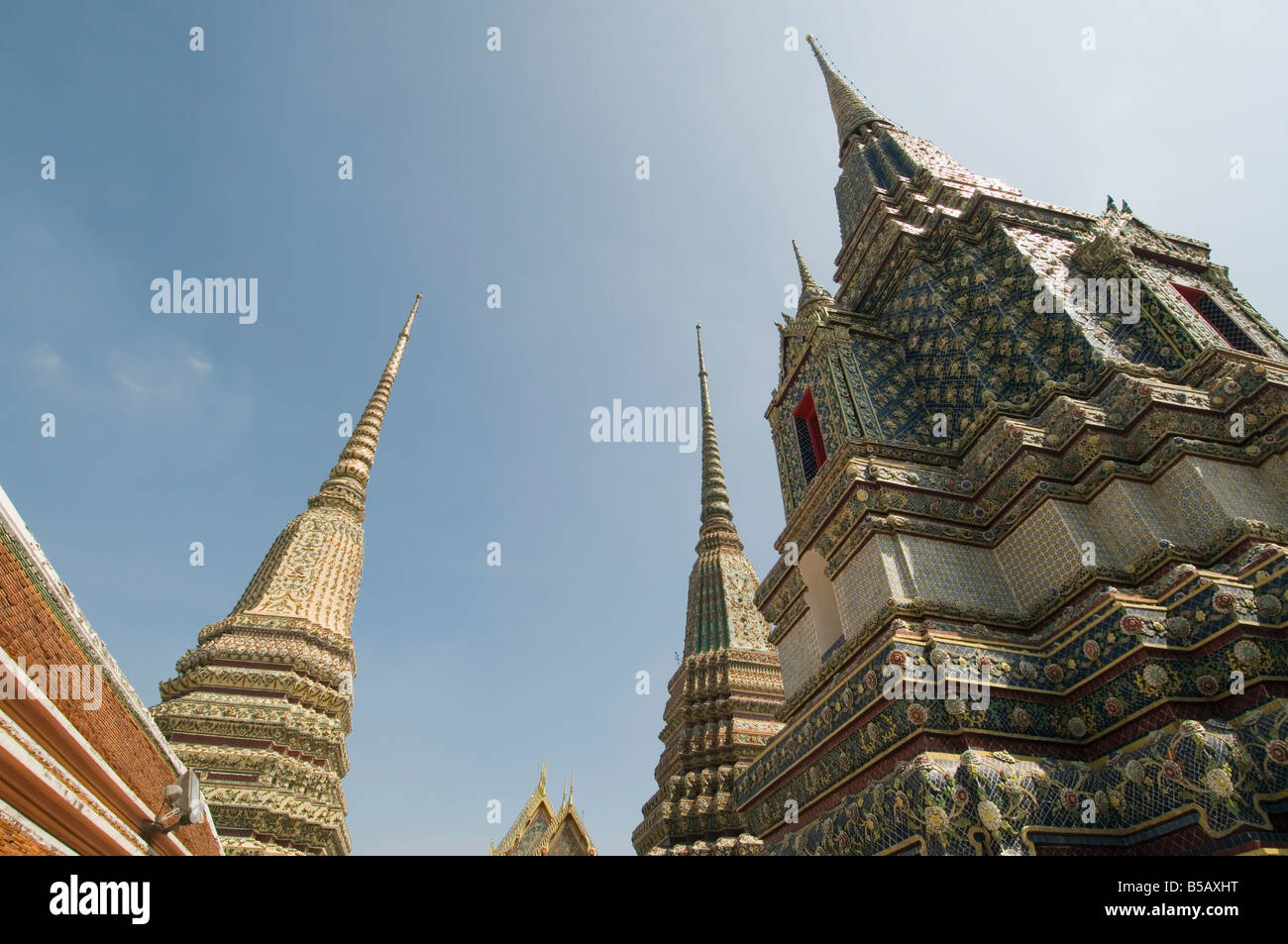Wat Pho, Bangkok, Thailand, Südostasien Stockfoto