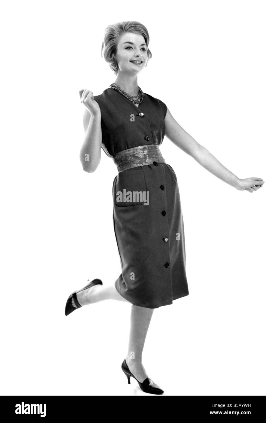Tagwache Moden. März 1959 P006928 Stockfoto