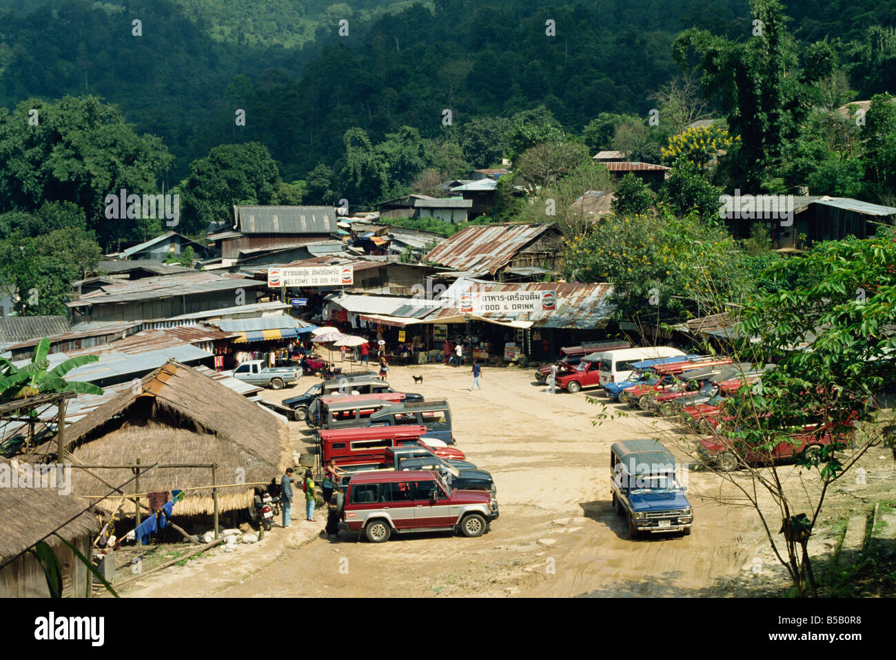 Moderne Dorf Meo Leute in Chiang Mai Thailand Asien C Sonja Stockfoto