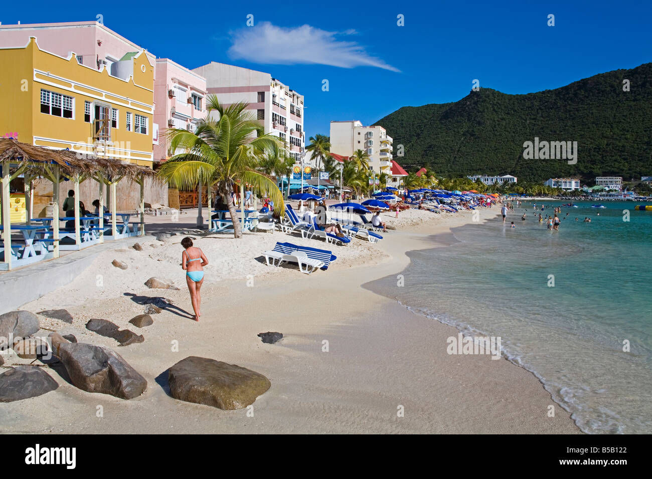 Great Bay Beach, Philipsburg, St. Maarten, LeewardInseln