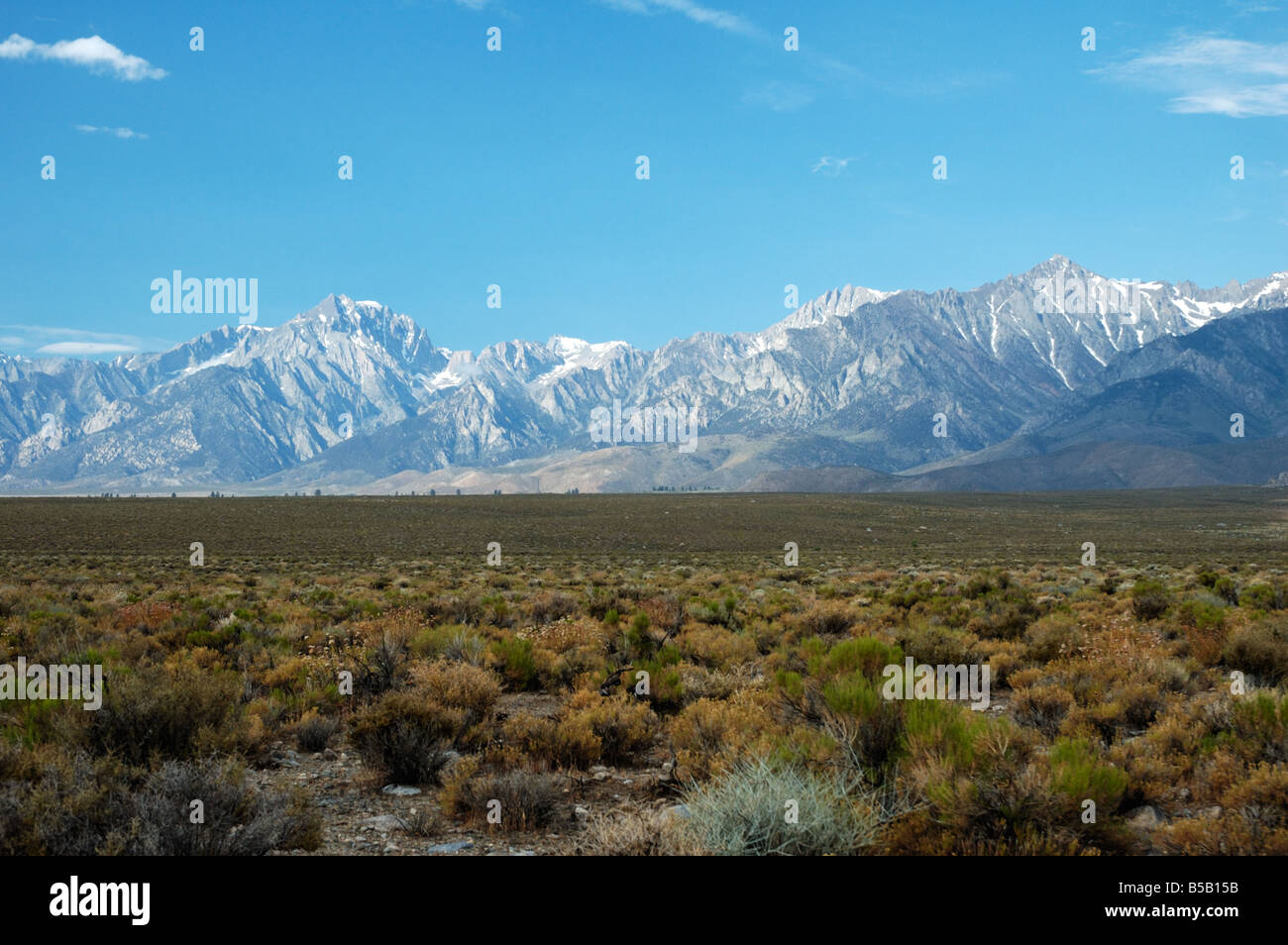 Mount Williamson im Kings Canyon National Park am U.S. Highway 395 in Kalifornien Stockfoto