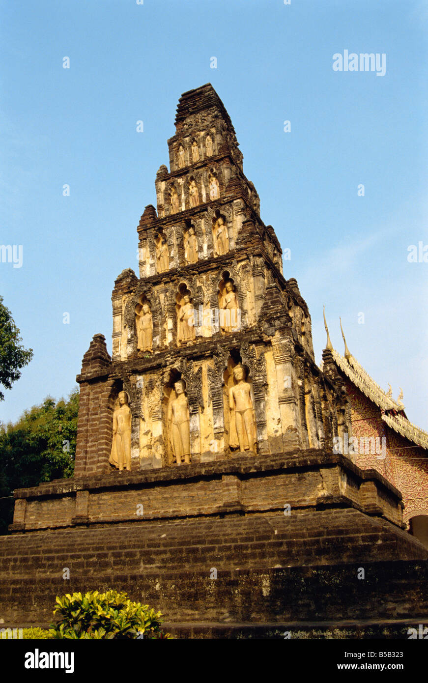 Wat Chamaderi Tempel in der Nähe von Chiang Mai Thailand Südostasien Asien Stockfoto