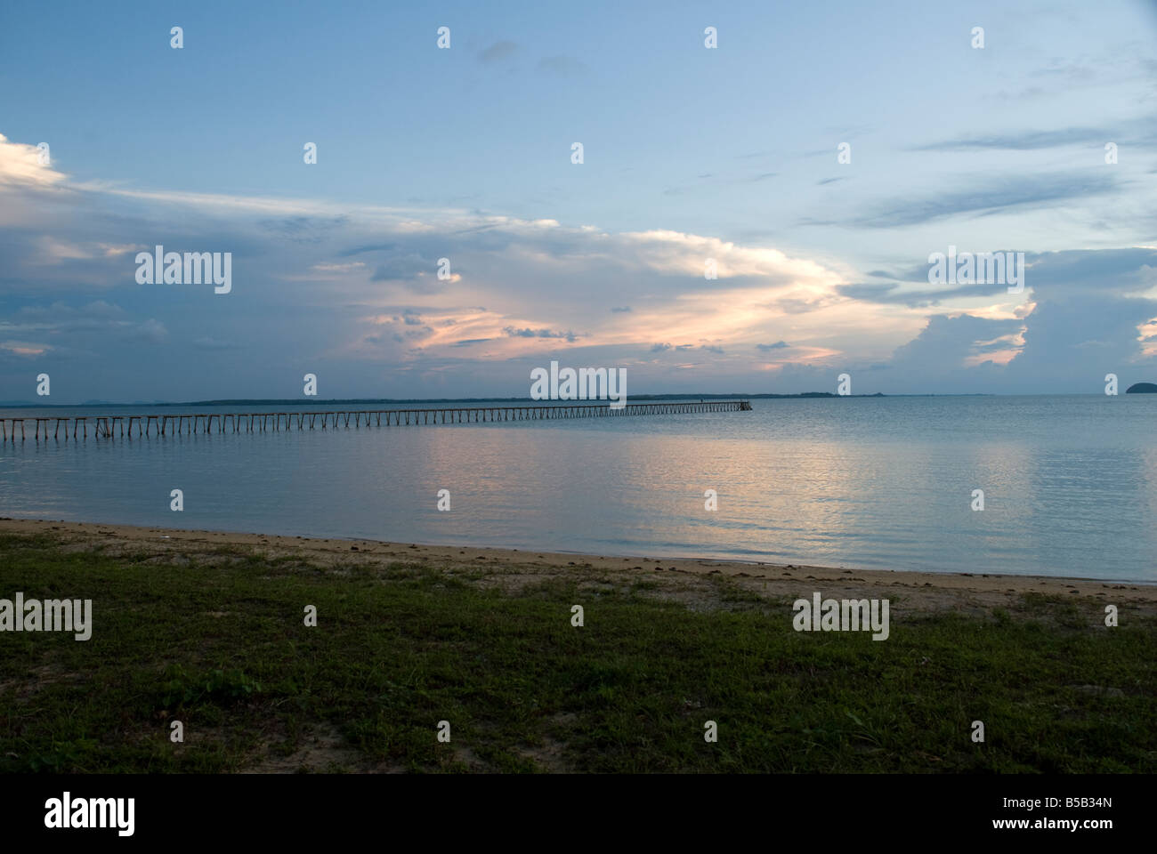 Cloud und Sea Scape aus dem Südchinesischen Meer Stockfoto