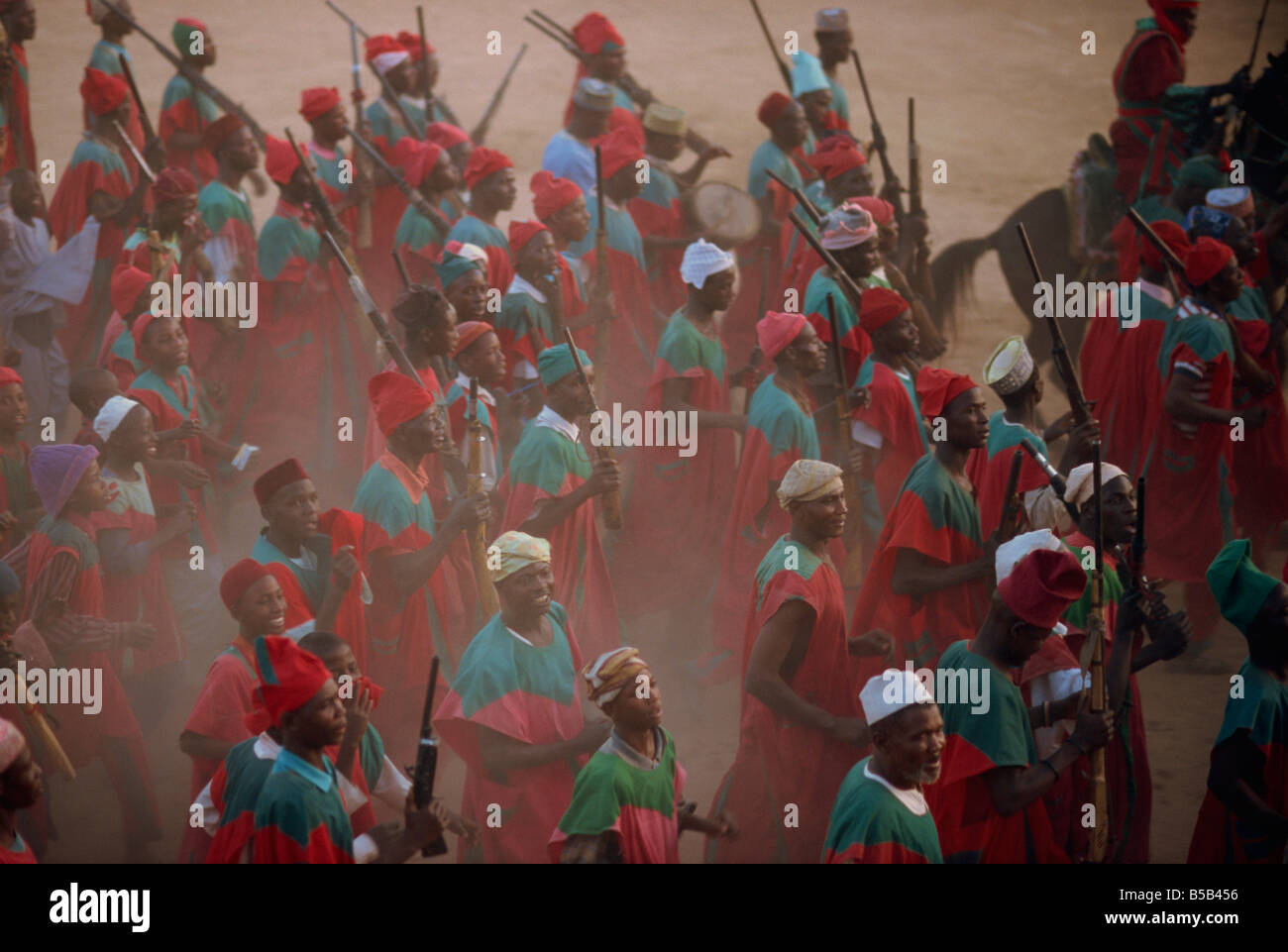 Durbar Festival Kano Nigeria Westafrika Afrika Stockfoto