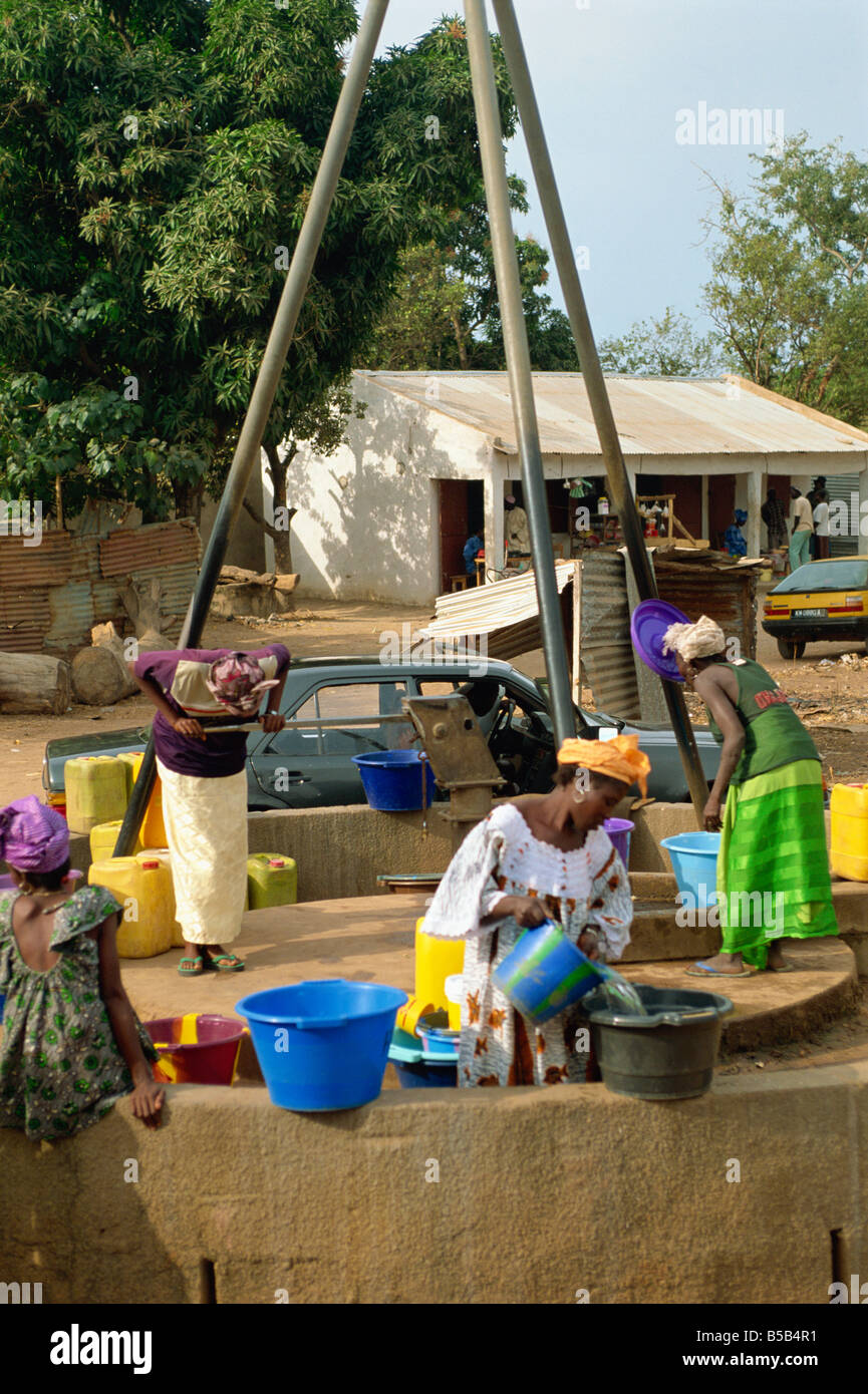 Kommunale nun, in der Nähe von Banjul, Gambia, Westafrika, Afrika Stockfoto