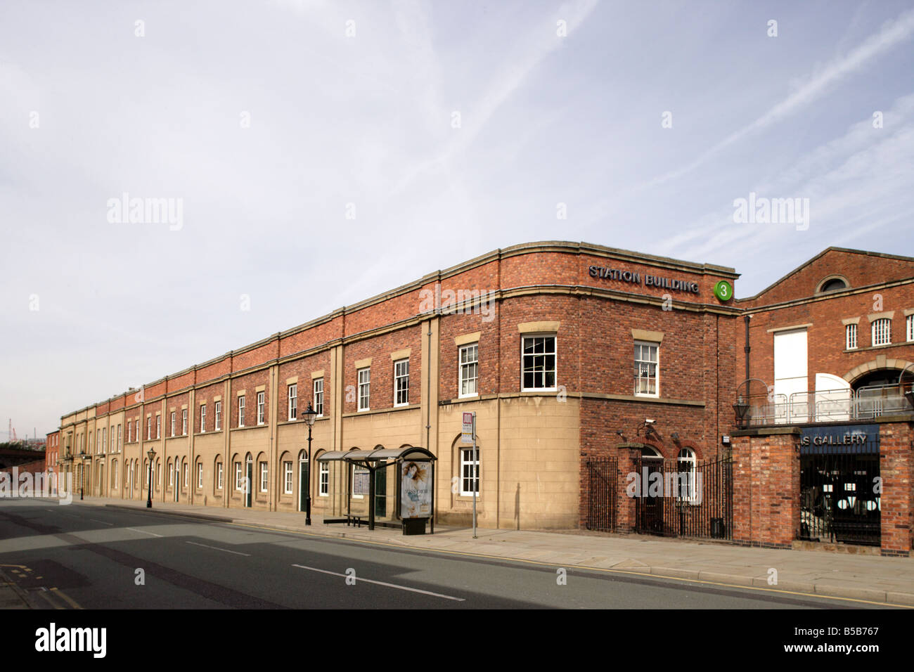 Liverpool Straßenstation (ehemalige) in Castlefield Manchester UK Stockfoto