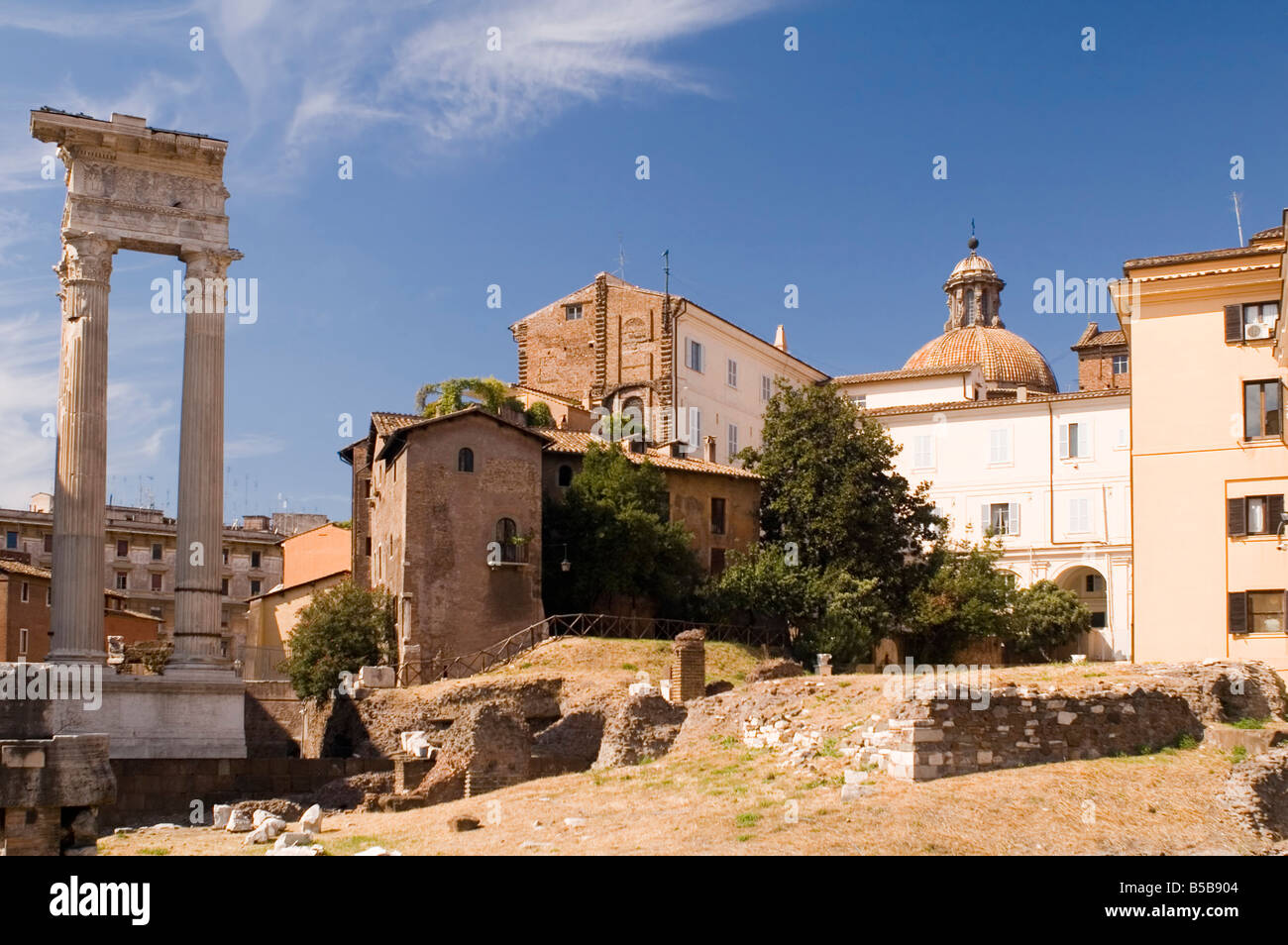Italien ältere Forum Romanum Stockfoto