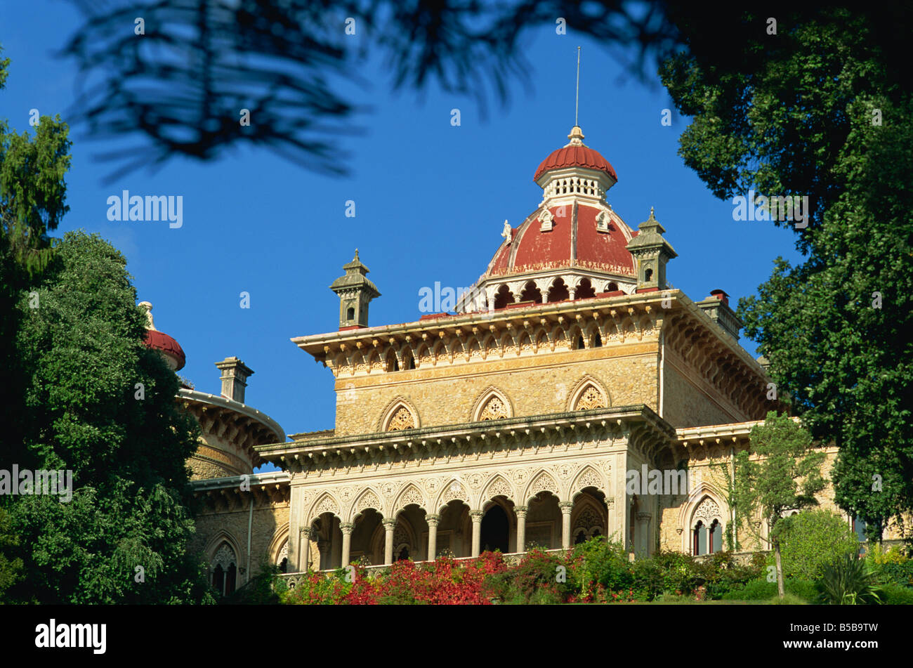 Im 19. Jahrhundert Quinta von englischen Architekten James Knowles im maurischen Stil Monserrate Sintra Portugal Europa Stockfoto