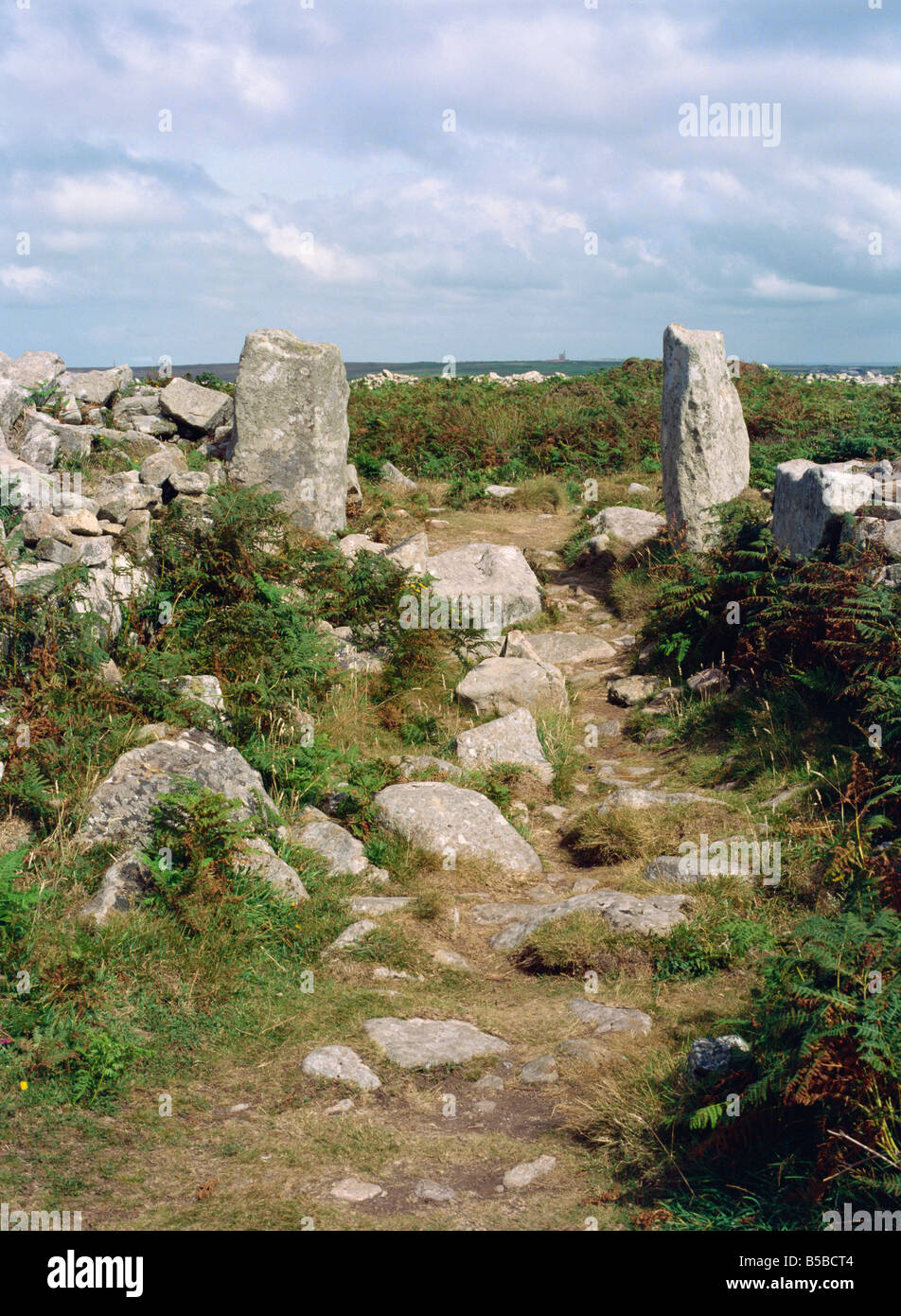 Eisenzeit Hügel Fort Chun Burg West Penwith Cornwall England England Europa Stockfoto