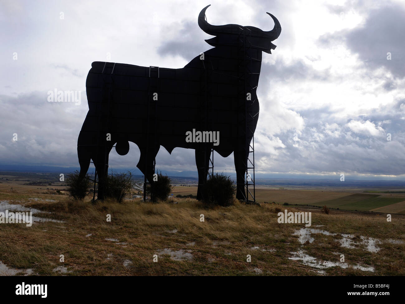 El Toro de Osborne oder Spanisch am Straßenrand bull Stockfoto