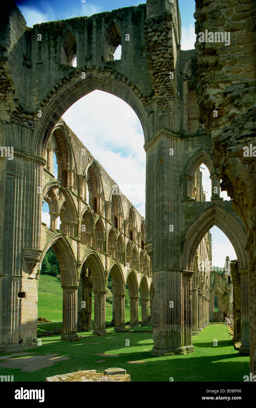 Riveaulx Abbey, Yorkshire, England, Europa Stockfoto