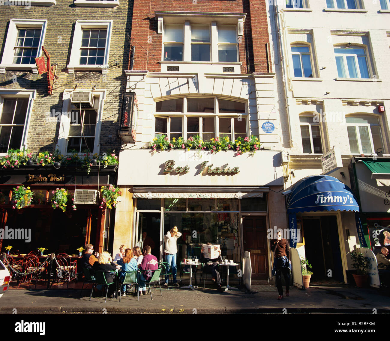 Bar Italia, Frith Street, Soho, London, England, Europa Stockfoto