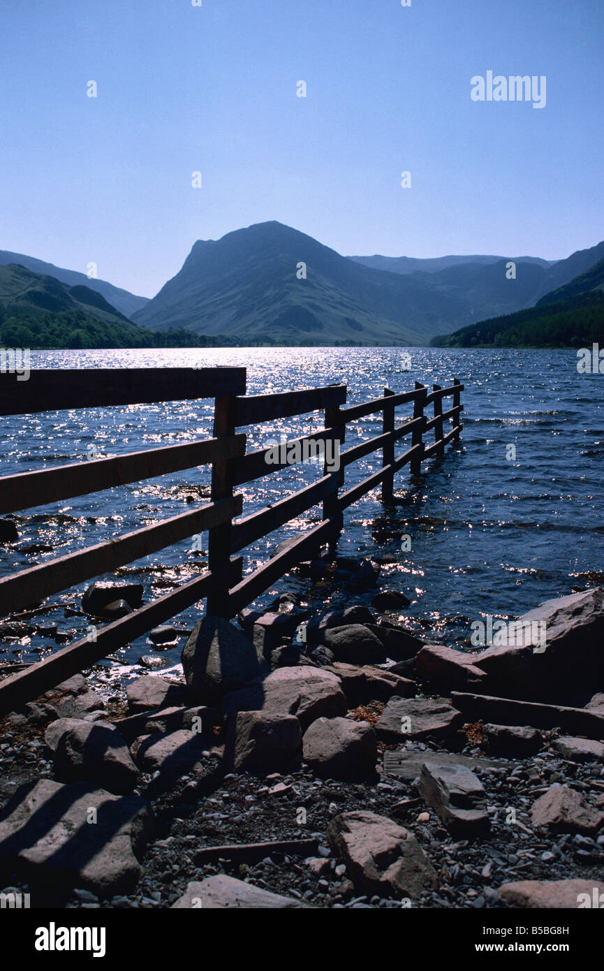 Blick Richtung Fleetwith Pike, Buttermere, Lake District Nationtal Park, Cumbria, England, Europa Stockfoto