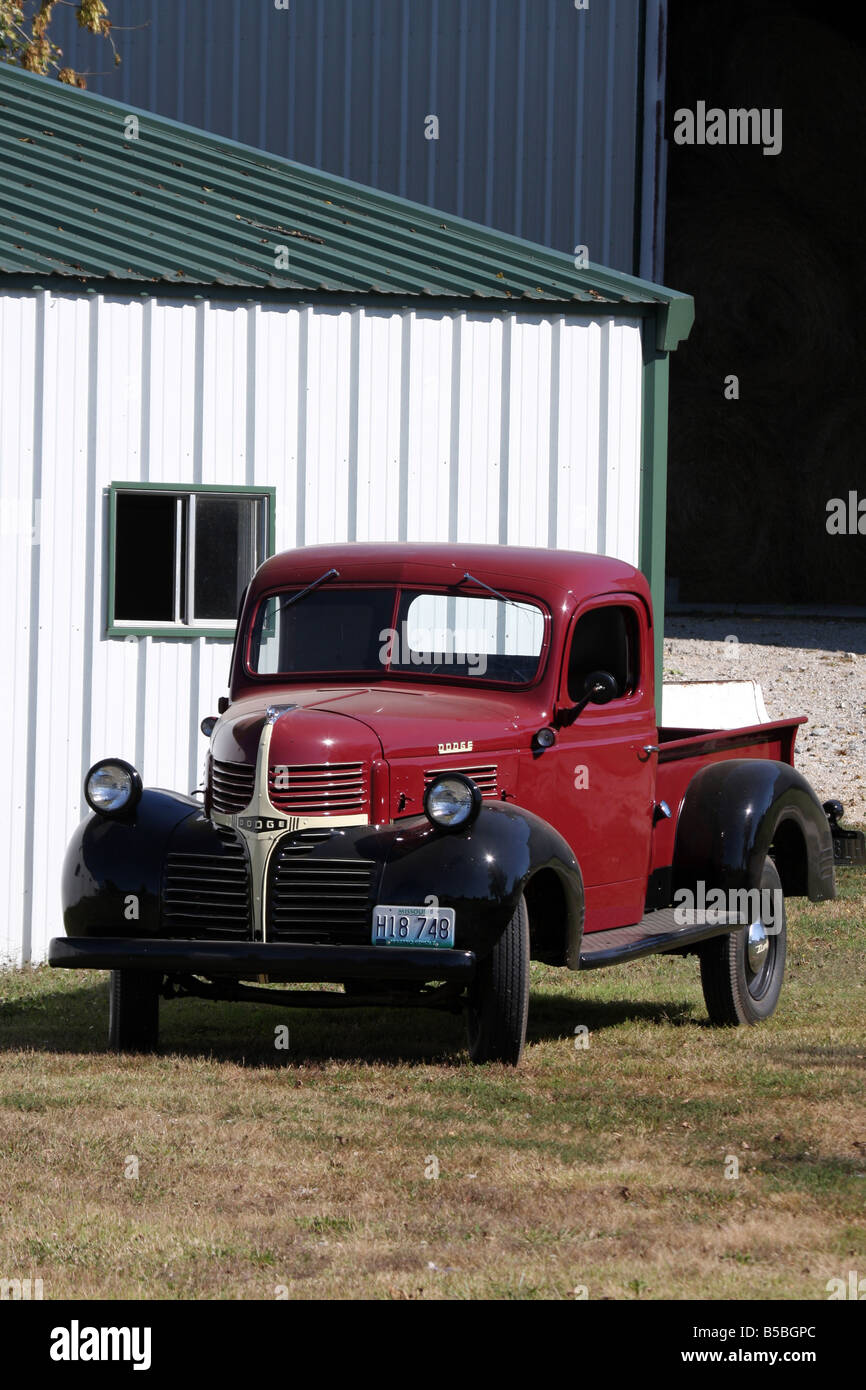 Eine alte Dodge Truck wiederhergestellt auf einem Bauernhof Branson Missouri Stockfoto