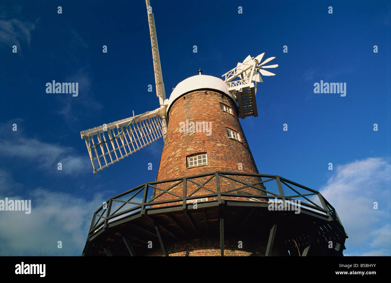 Die Green Mill, gebaut im Jahre 1807, Green Park, Nottingham, Nottinghamshire, England, Europa Stockfoto
