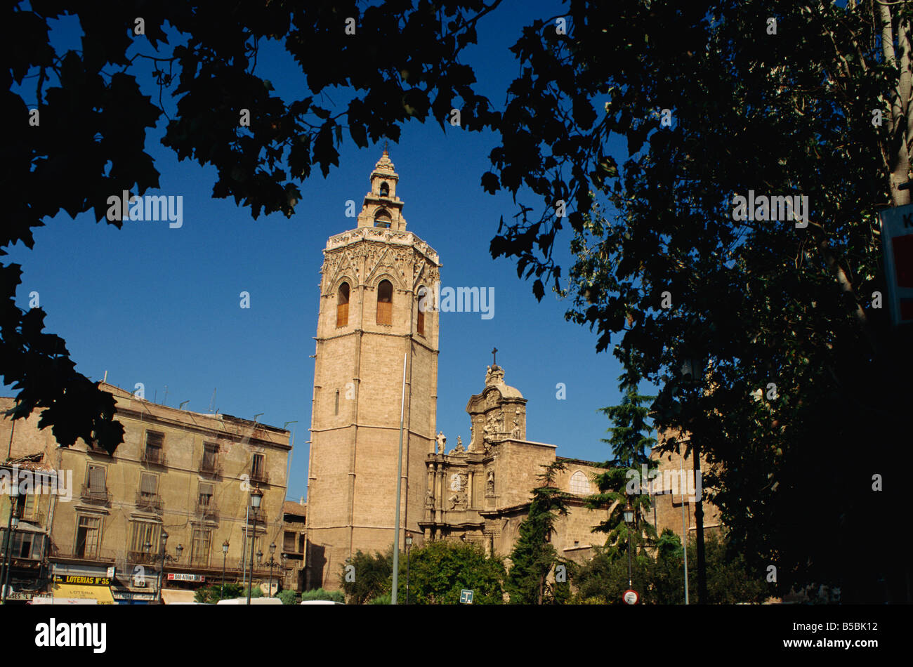 El Miguelete, Valencia, Spanien, Europa Stockfoto