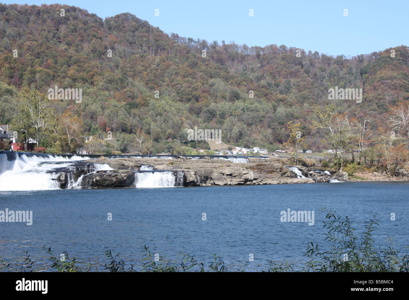 Kanawha Wasserfälle WV-USA Stockfoto
