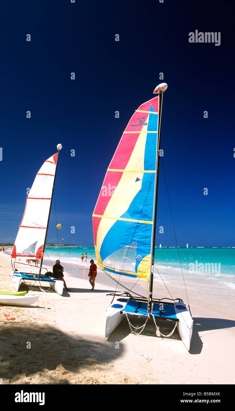Strand in Playa Bavaro-Punta Cana Dominikanische Republik Karibik Stockfoto