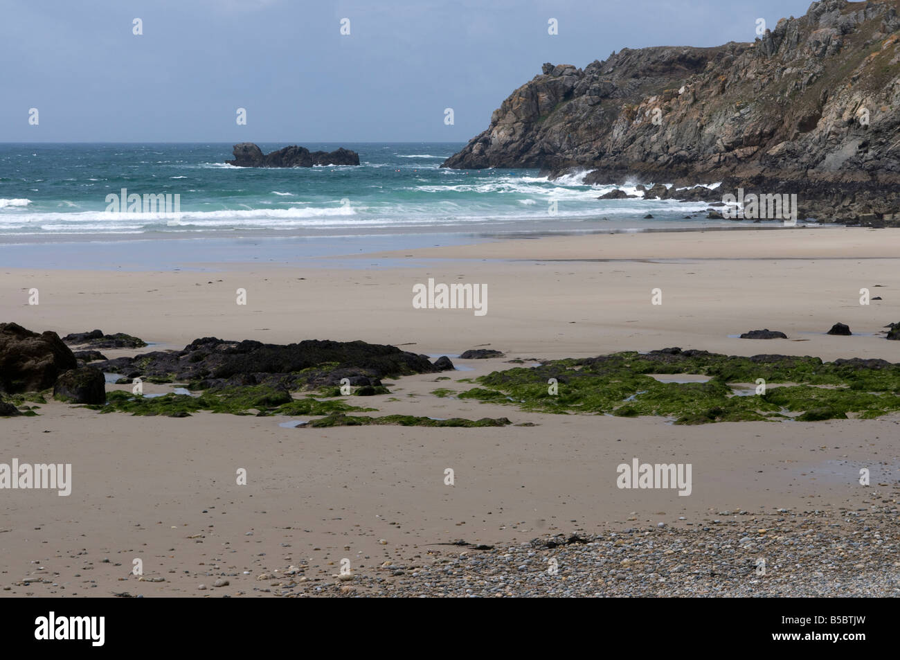 Baie des Trépassés, Bretagne Stockfoto