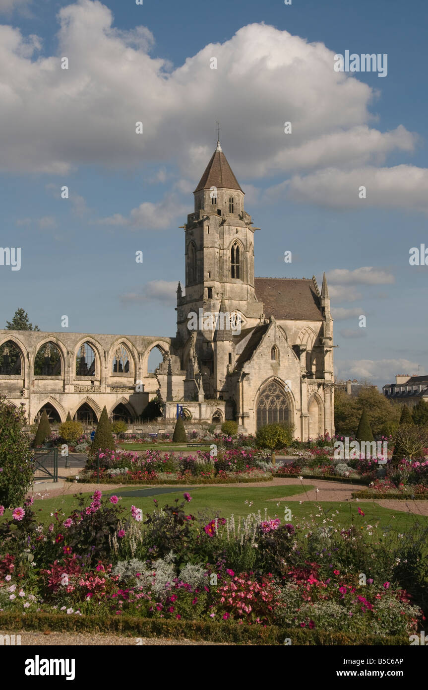 Elk204 CN20 Frankreich Caen Eglise St Etienne le Vieux Stockfoto