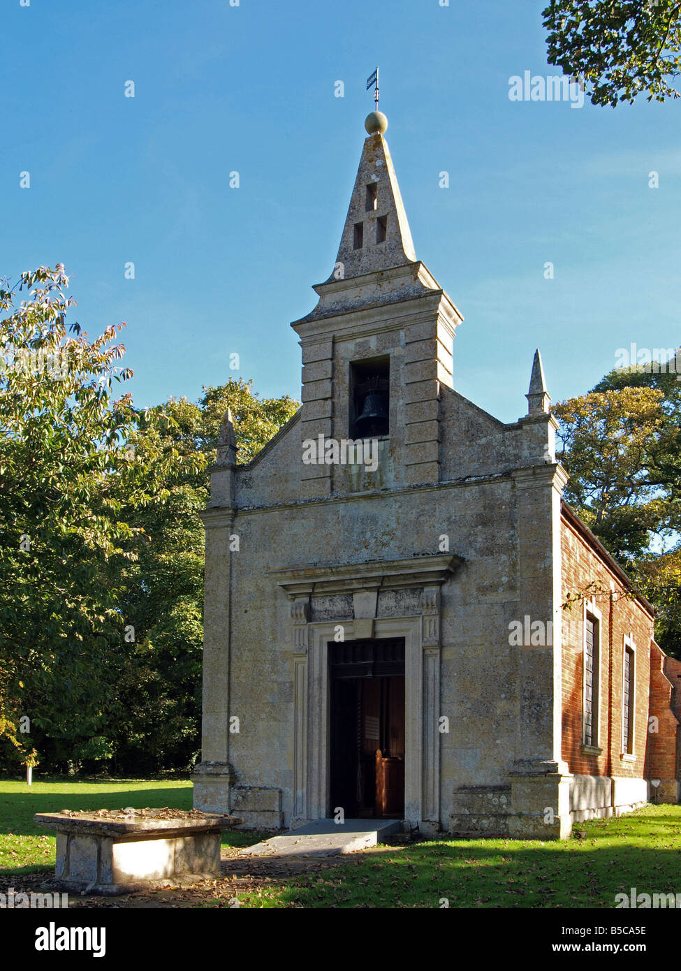 Gidding Kirchlein Stockfoto