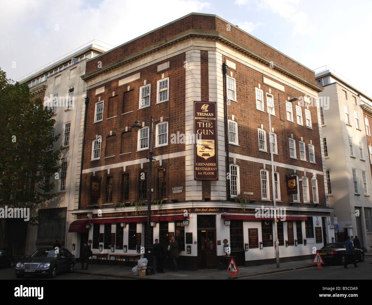 Die Pistole Pub Spitalfields London Stockfoto