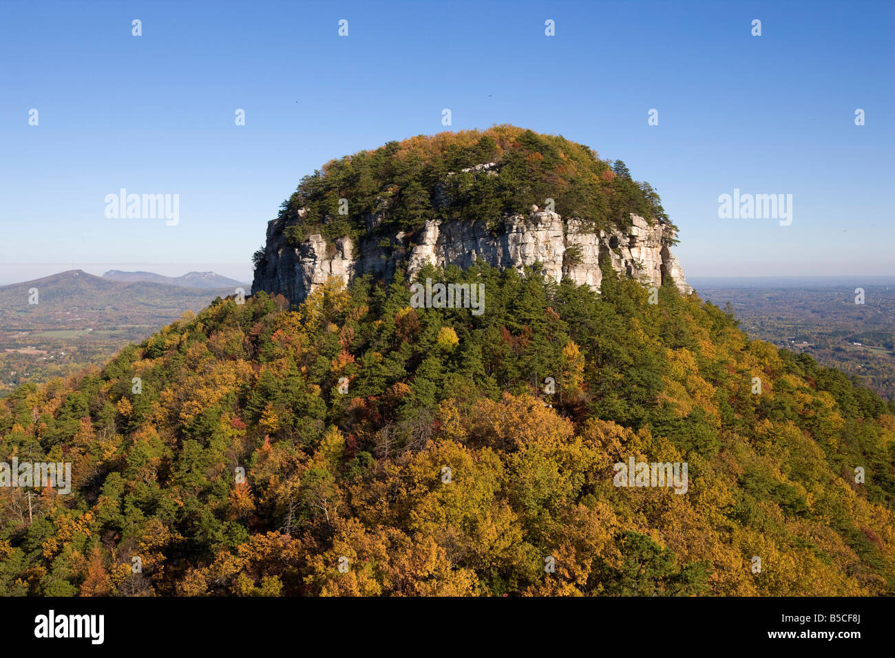 Pilot Mountain in Winston-Salem, North Carolina. USA. Stockfoto