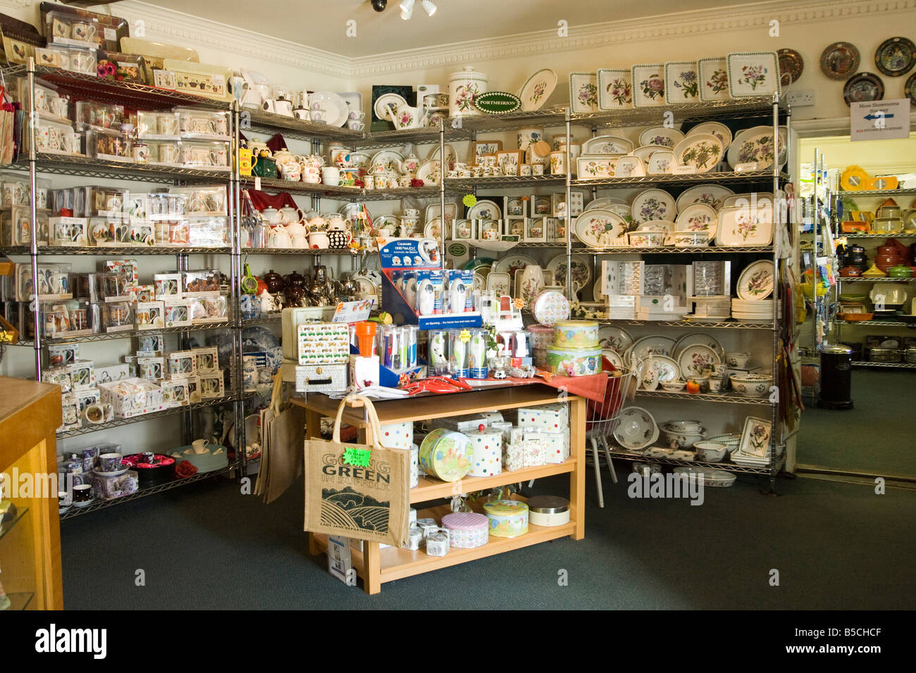 im shop "Lady Jane" in Long Melford, Suffolk, UK Stockfoto