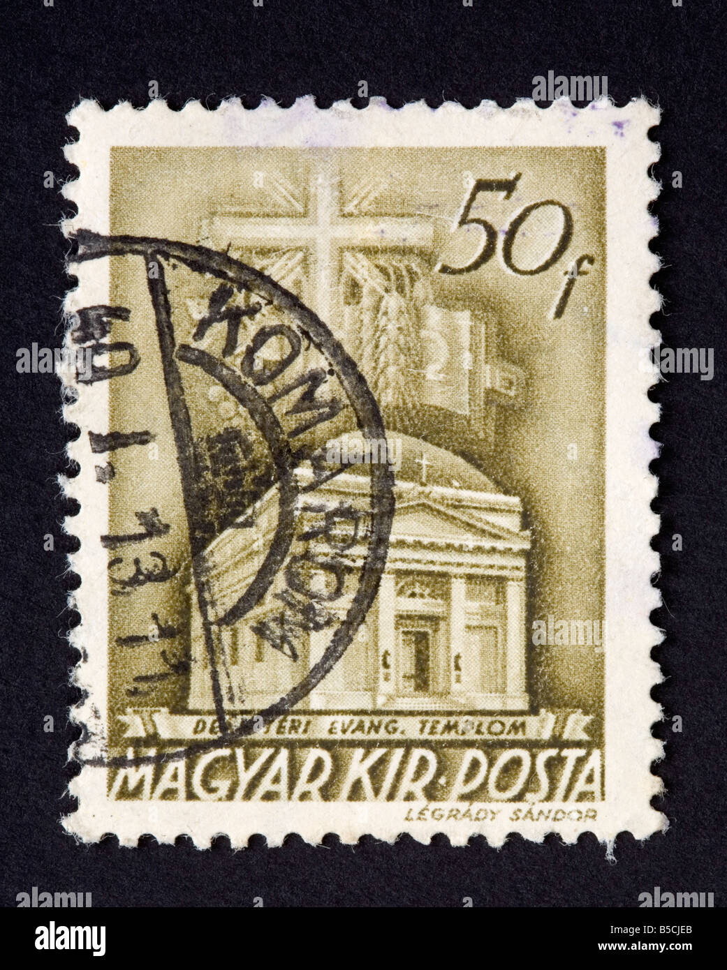 Ungarische Briefmarke Stockfoto