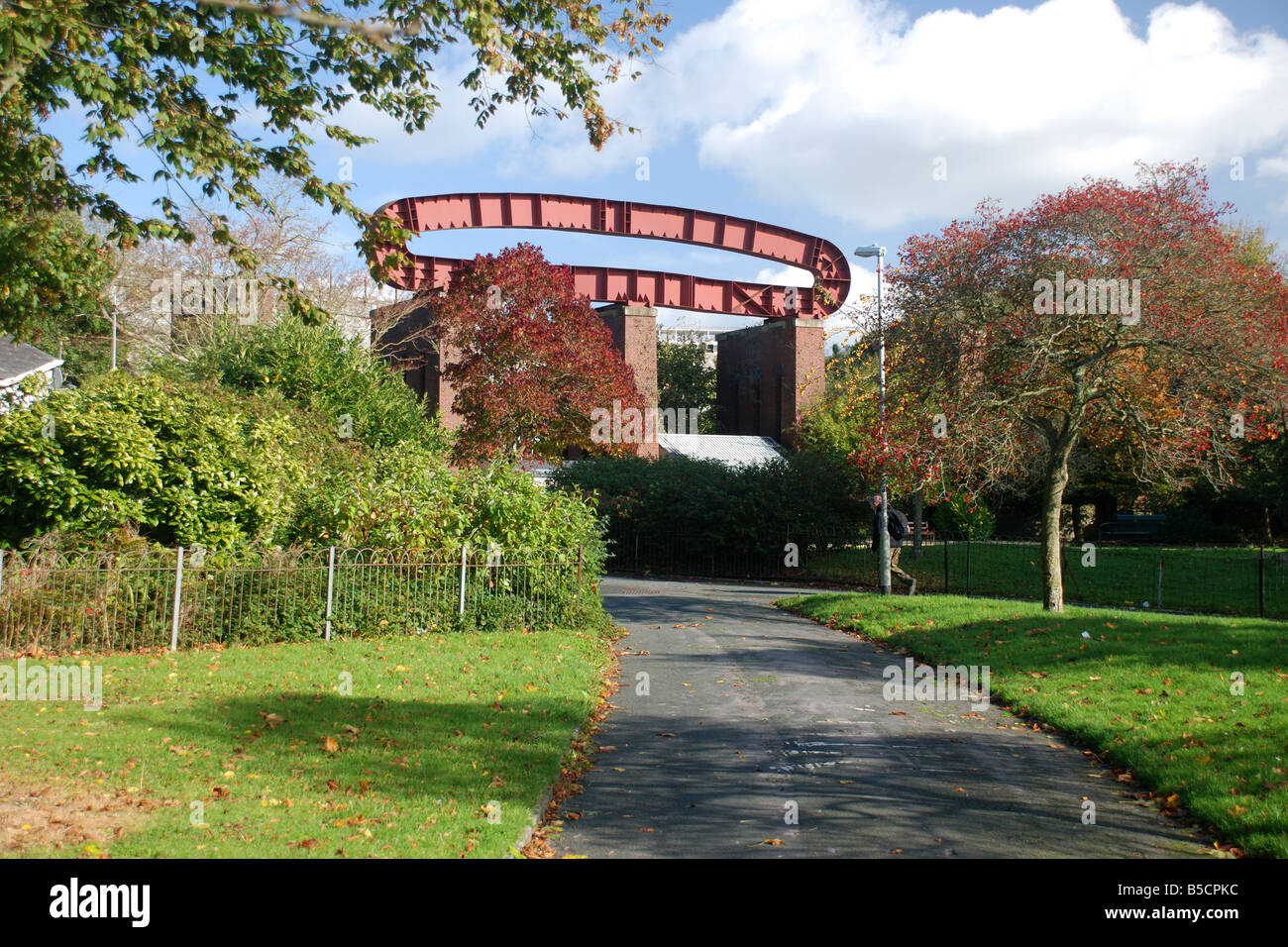 Victoriapark Plymouth Stockfoto