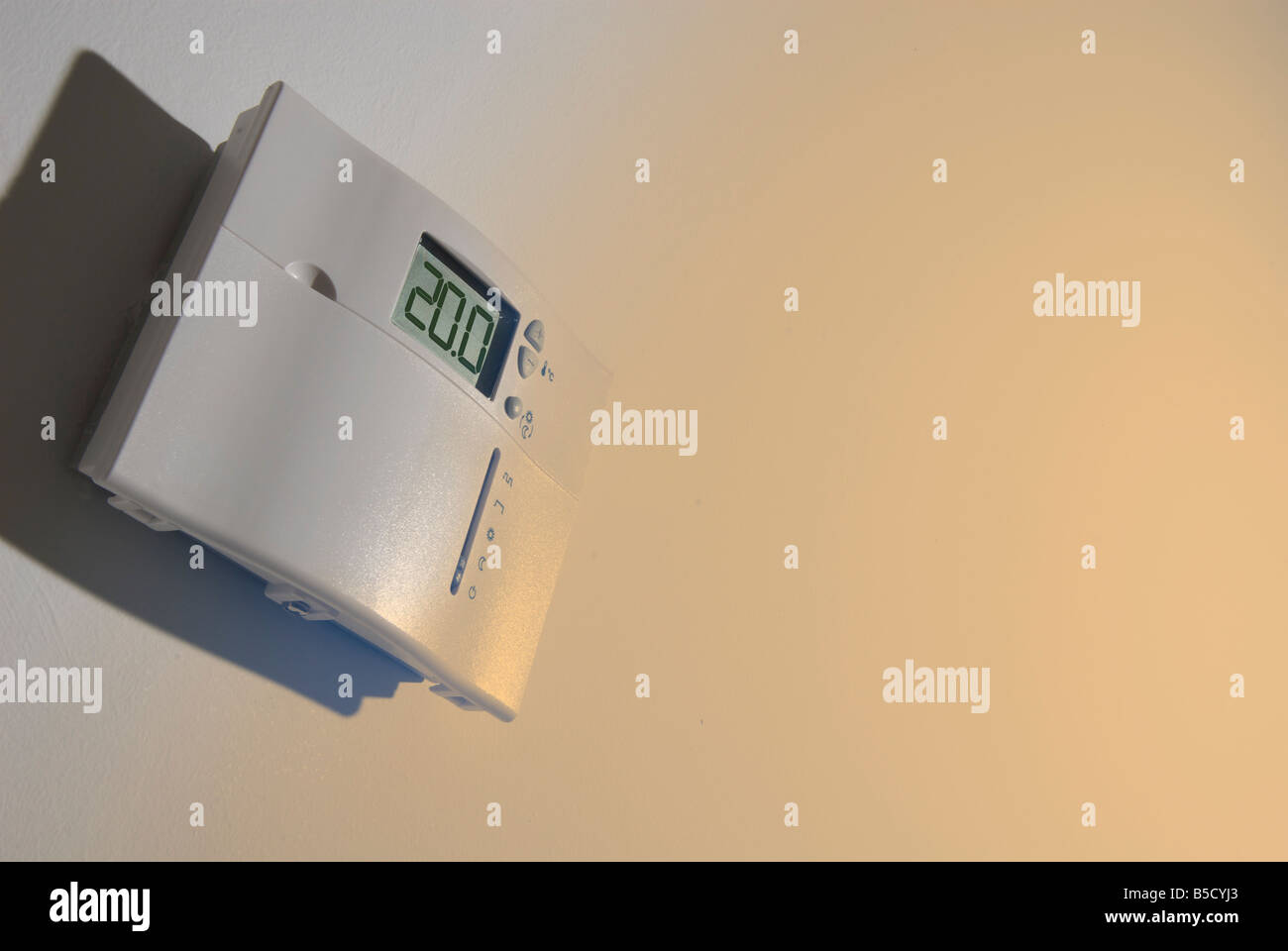 Thermostat Stockfoto