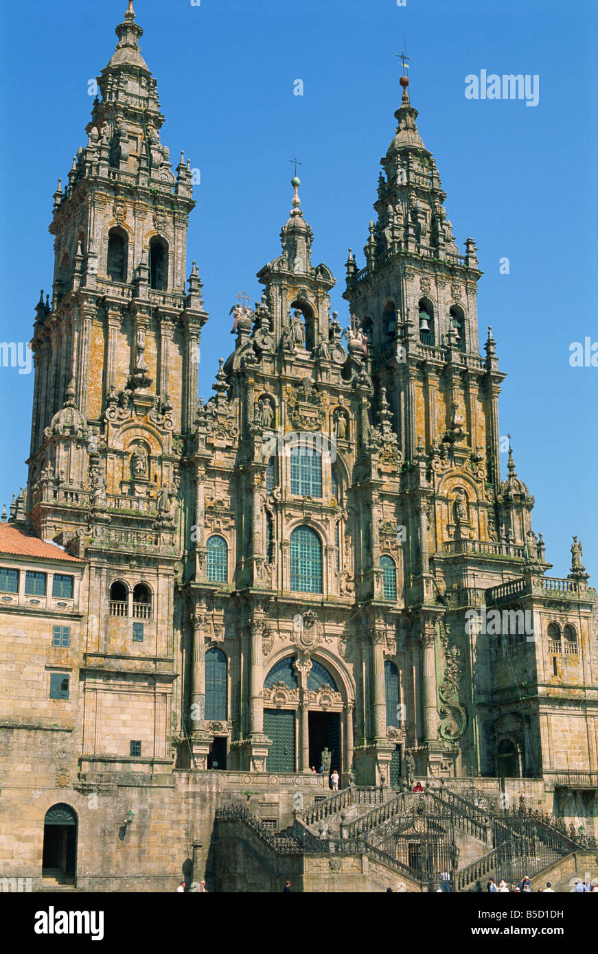 Die Kathedrale von Santiago de Compostela Galizien Spanien D Maxwell Stockfoto
