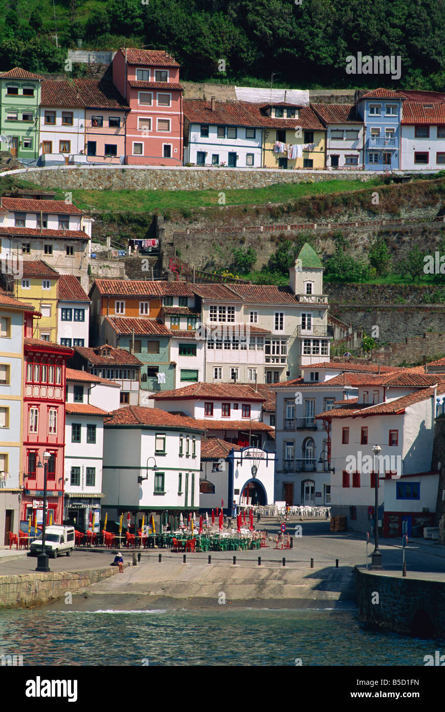 Cudillero Fischerdorf Asturien Spanien D Maxwell Stockfoto