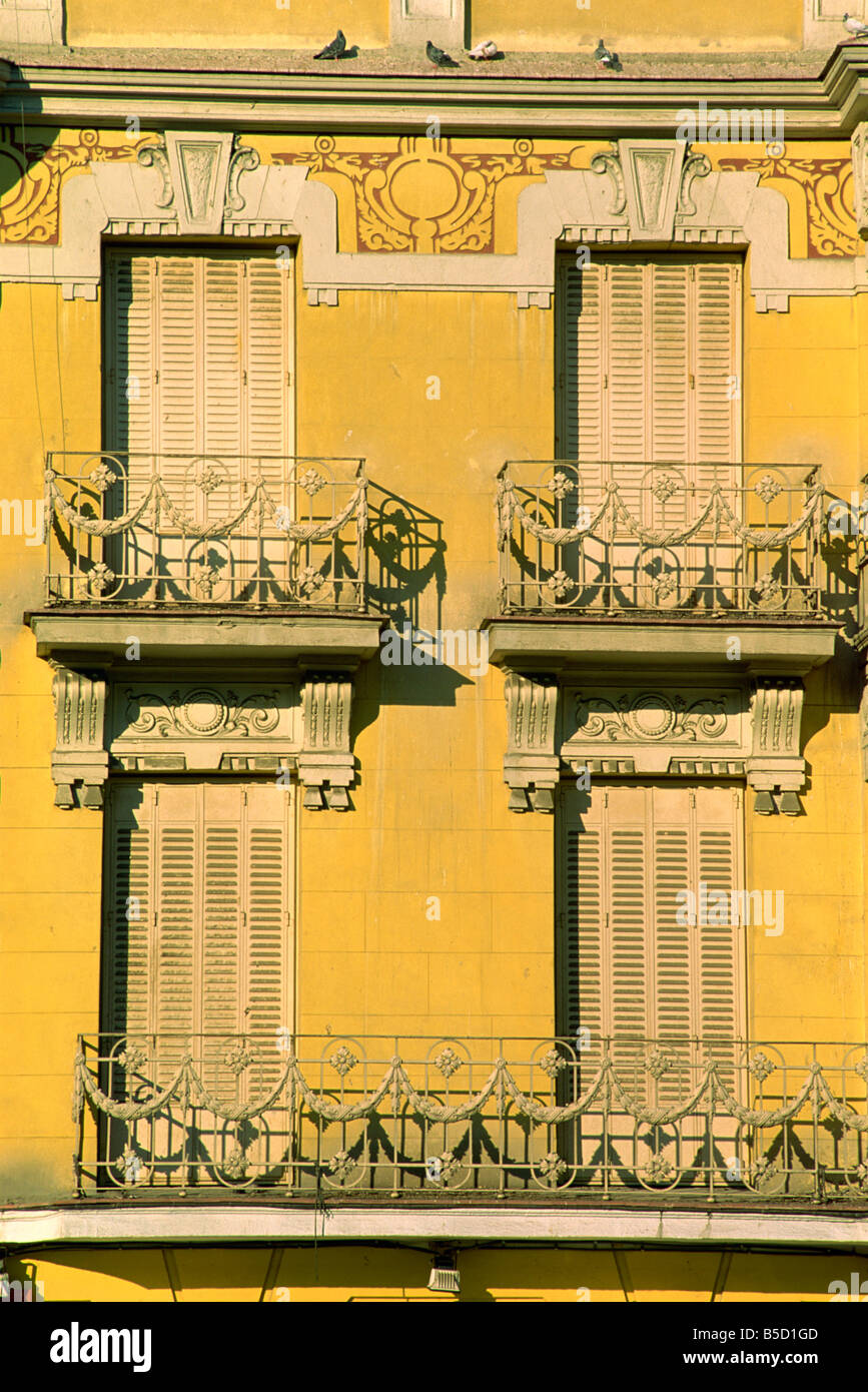 Balkone, Madrid, Spanien, Europa Stockfoto