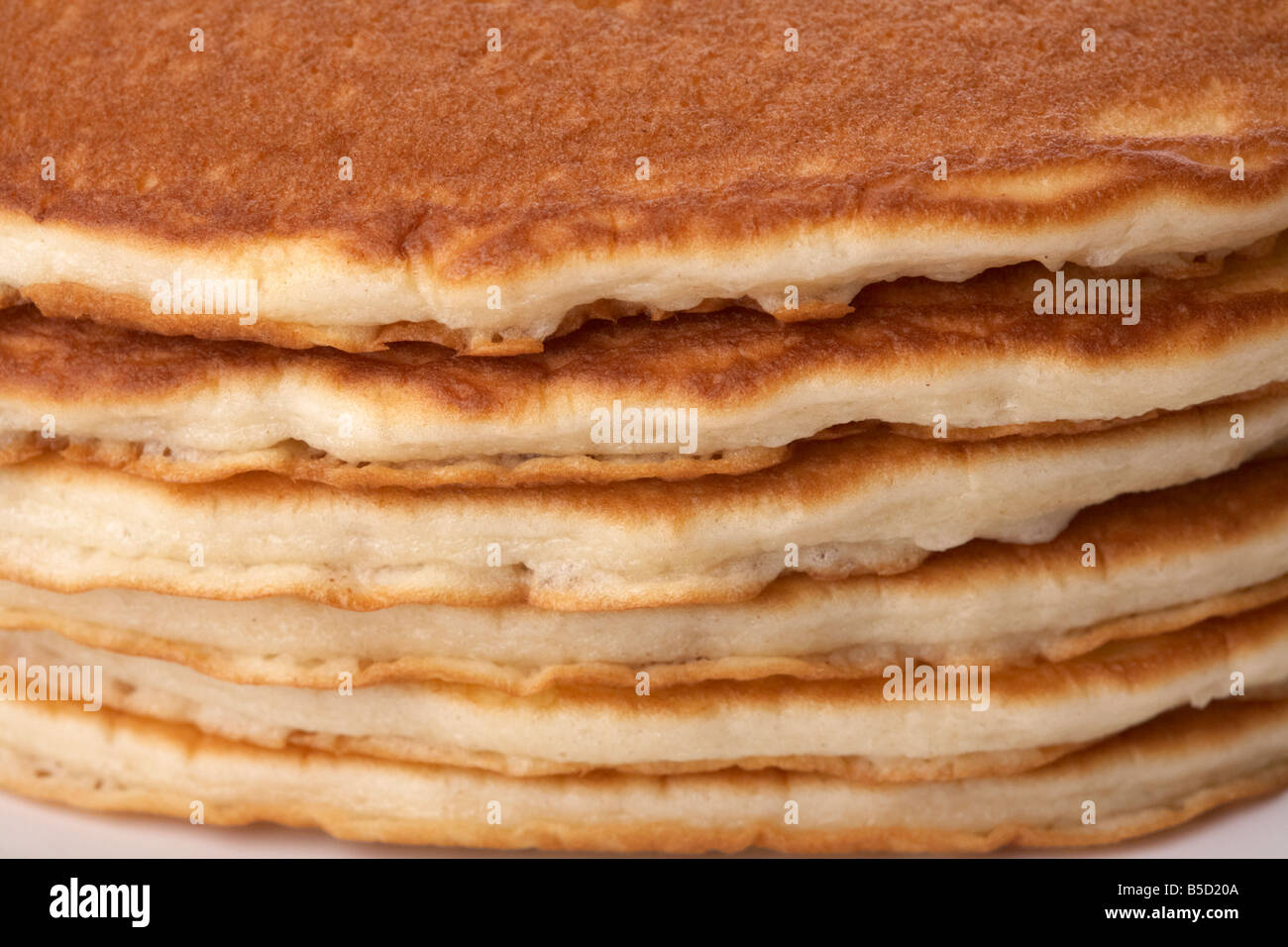 Stapel der große amerikanische Pfannkuchen Stockfoto