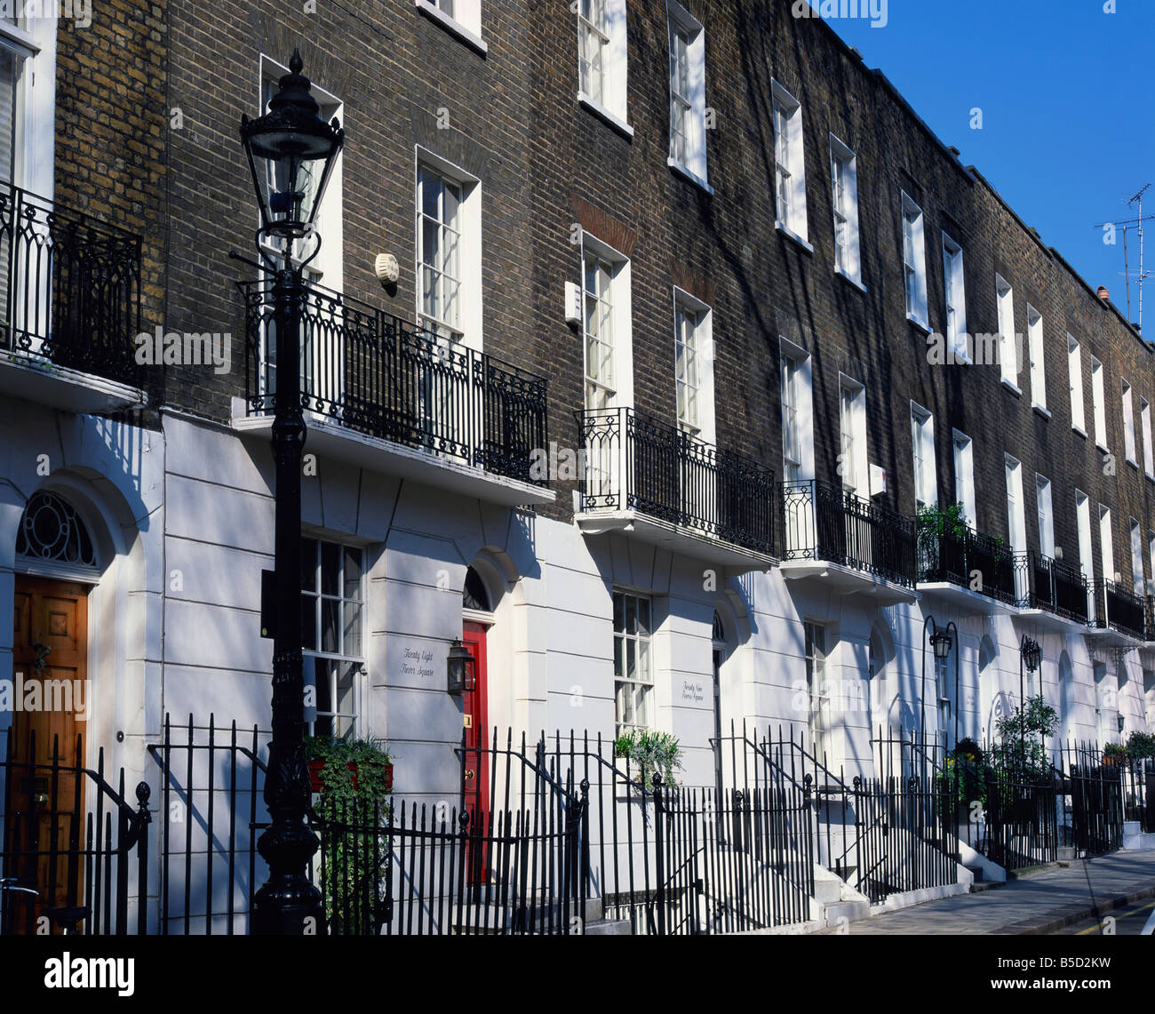 Reihenhaus, Gehäuse Knightsbridge London England UK M Mawson Stockfoto