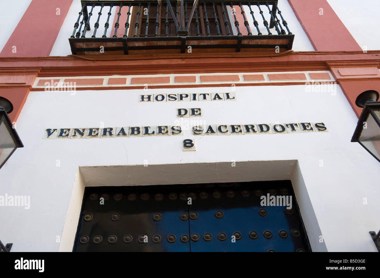 Krankenhaus de Venerables Sacerdotes, Santa Cruz Viertel, Sevilla, Andalusien, Spanien, Europa Stockfoto