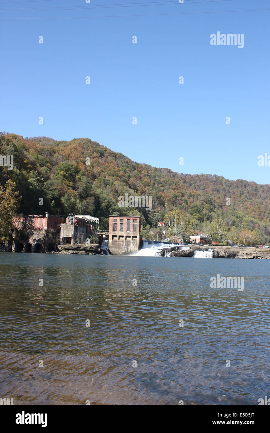 Kanawha Wasserfälle WV-USA Stockfoto