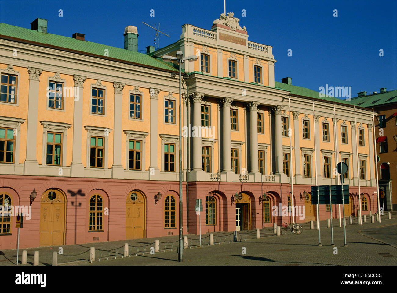 Regierungsgebäude in Gustav Adolfs Platz in der Norrmalm Viertel von Stockholm Schweden D Maxwell Stockfoto