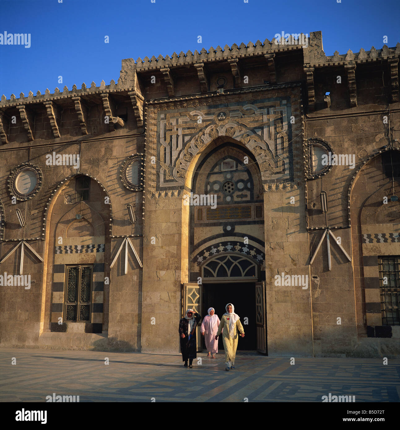 Die große Moschee, gegründet in 715, Aleppo, UNESCO World Heritage Site, Syrien, Naher Osten Stockfoto