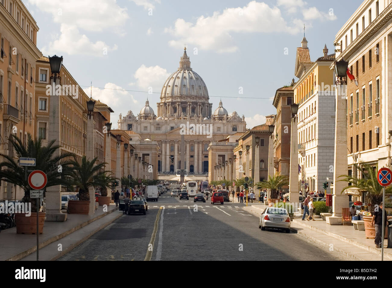 Italien Rom Vatikan Saint Peters Basilica Stockfoto