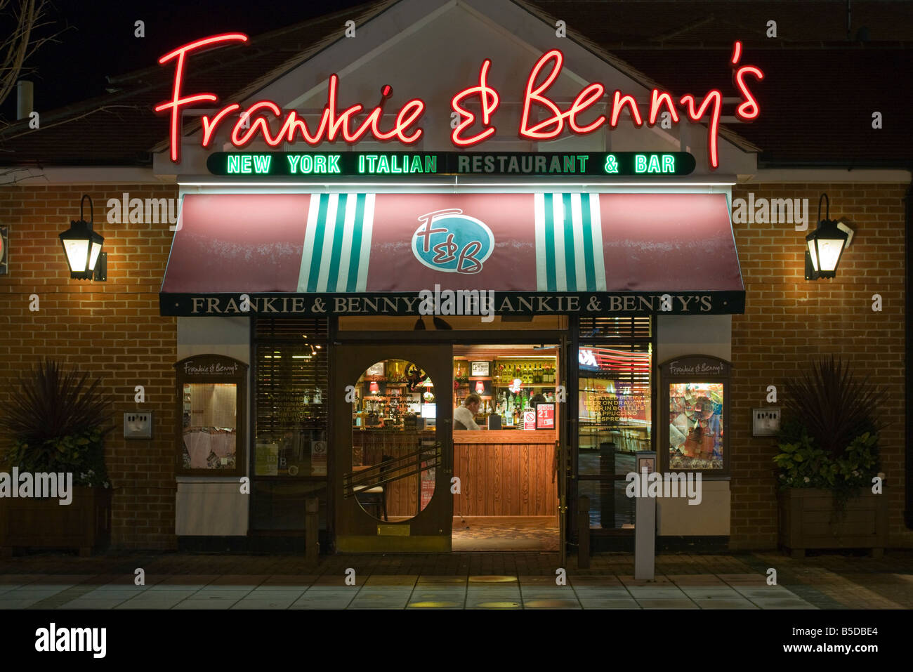 Frankie und Benny es New York Italienisch Restaurant & Bar - Aylesbury - Buckinghamshire Stockfoto