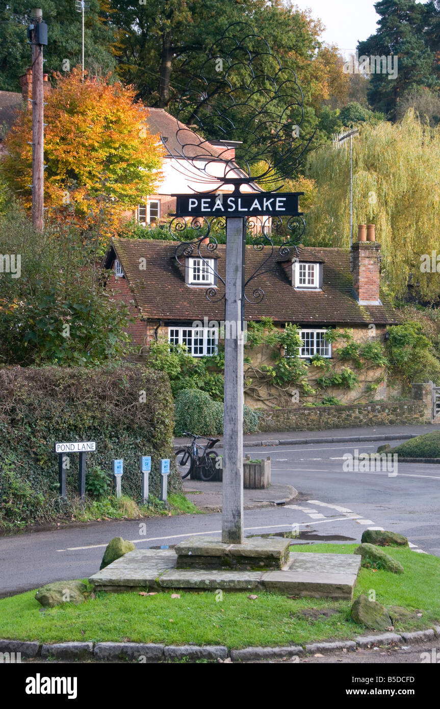 Peaslake in Surrey, England Stockfoto