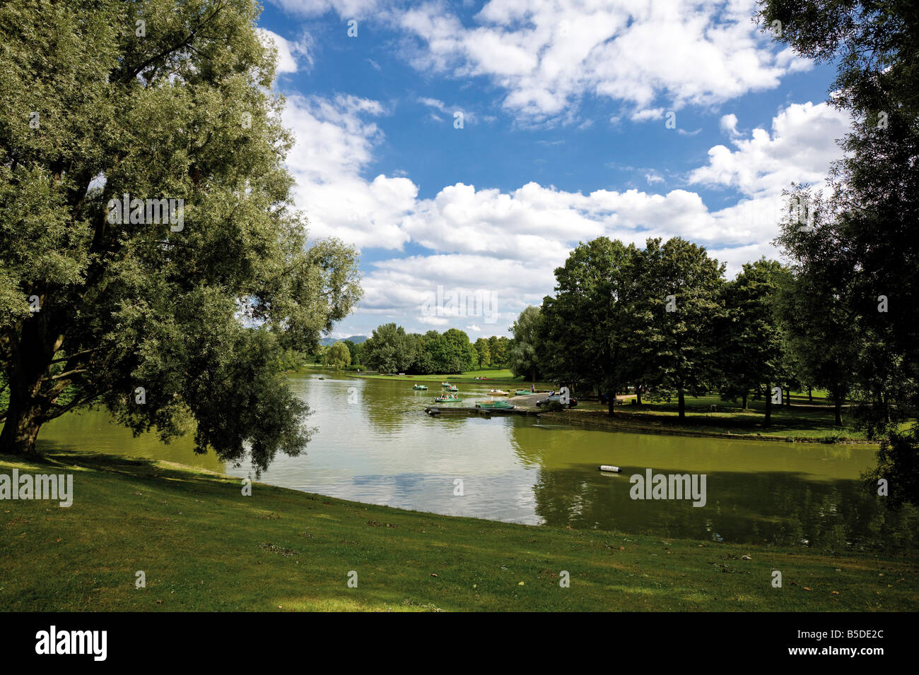 Deutschland, Bonn, Rheinaue Freizeitpark Stockfoto