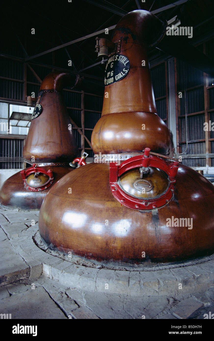 Whisky-Produktion Schottland-England-Europa Stockfoto