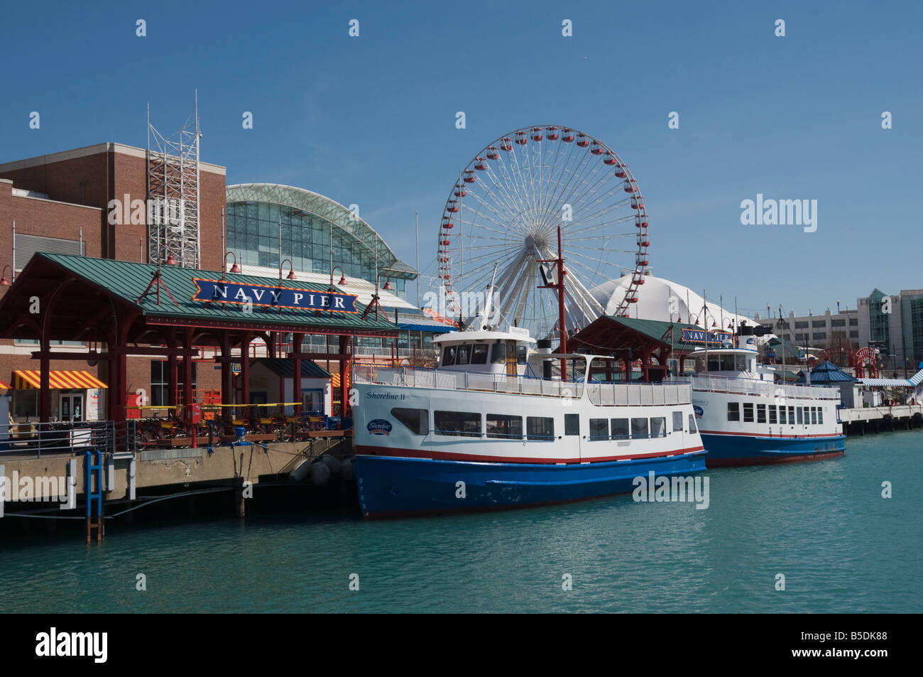 Navy Pier, Chicago, Illinois, USA, Nordamerika Stockfoto